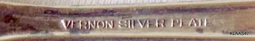 Vernon Silver Plate Salad Fork