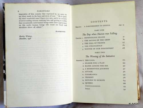 The Turn of the Tide 1939-1943 - Alan Bryant - Based on the Diaries of Field-Marshal Lord Alanbrooke
