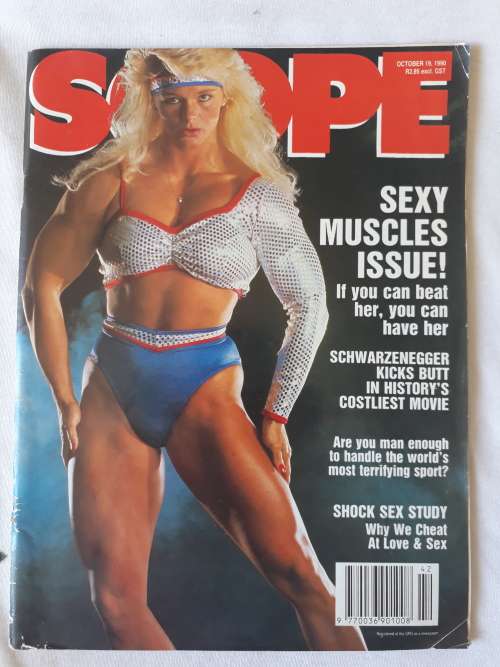 Vintage Scope Magazine - Oct 1990 - No centrefold - Sexy Muscles Issue!