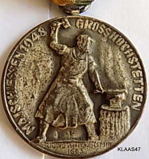 ERINNERUNG MAISCHIESSEN 1948 GROSSHÖCHSTETTEN - Huguenin Le Locle (Reverse)