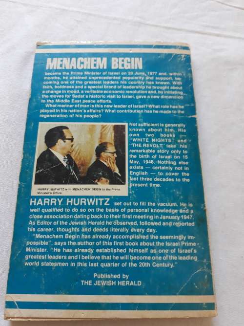 Menachem Begin - Harry Hurwitz (Paperback)