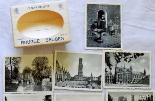 10 Souvenir Snapshots Brugge Bruges Series 1 - Publisher: Printed by Photohill - Circa 1960.