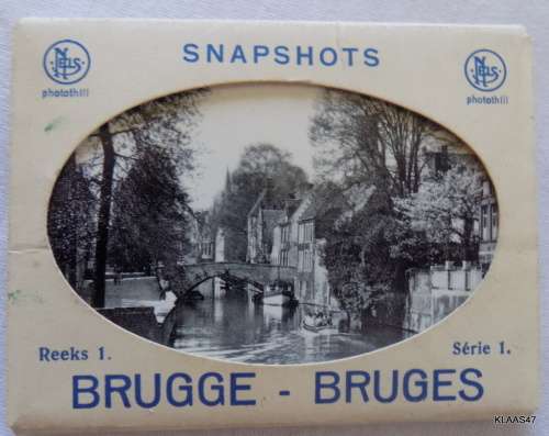 10 Souvenir Snapshots Brugge Bruges Series 1 - Publisher: Printed by Photohill - Circa 1960.