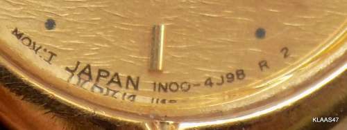 Ladies`s Vintage SEIKO 1N00-1D00  Dress Watch - Gold Plated stainless steel Bracelet