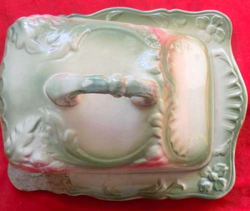 VERY OLD CHEESE DISH WITH DAMAGED BASE