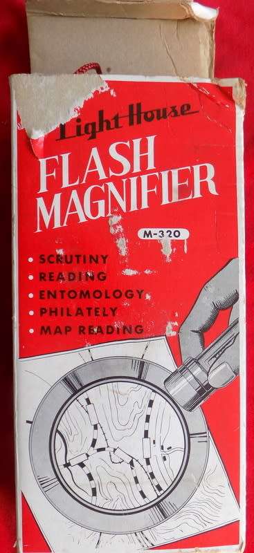 Vintage - LightHouse - Flash Magnifier - Original Box - M-320 - Made in Japan