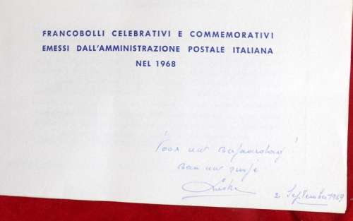 1968 - 23 Mint Stamps Havid mounted in a presentation book issued by Ministry of Post and Telecom