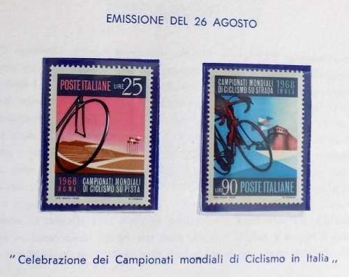1968 - 23 Mint Stamps Havid mounted in a presentation book issued by Ministry of Post and Telecom