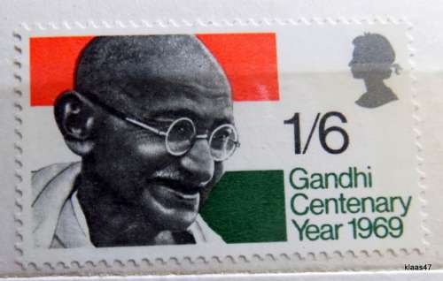 Great Britain - 1969 - Gandhi Centenary Year - 1/6 - 1 MINT STAMP