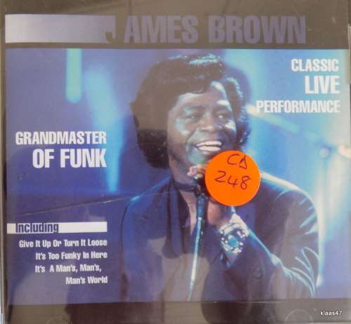 JAMES BROWN  CLASSIC LIVE PERFORMANCE - GRANDMASTER OF FUNK-  CD