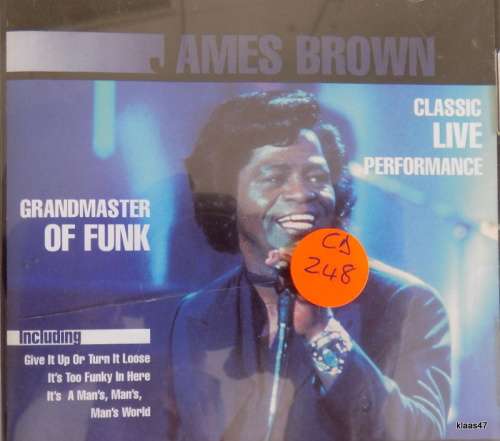 JAMES BROWN  CLASSIC LIVE PERFORMANCE - GRANDMASTER OF FUNK-  CD