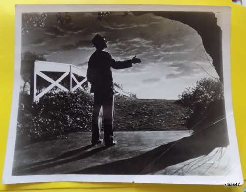 Vintage - Black and White photograph  `Harvey` - Stage Play 1940`s