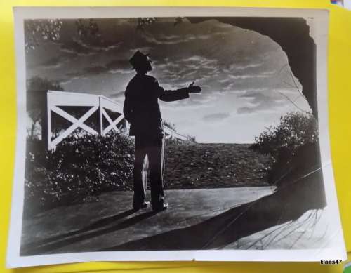 Vintage - Black and White photograph  `Harvey` - Stage Play 1940`s