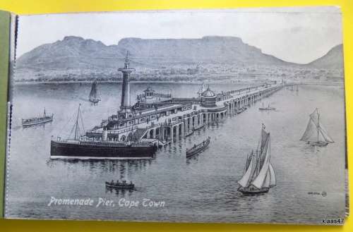 Cape Town Valentine and Sons - Photographic Postcard Souvenir Booklet - with 8 postcards (1916)
