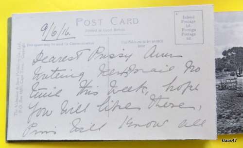 Cape Town Valentine and Sons - Photographic Postcard Souvenir Booklet - with 8 postcards (1916)