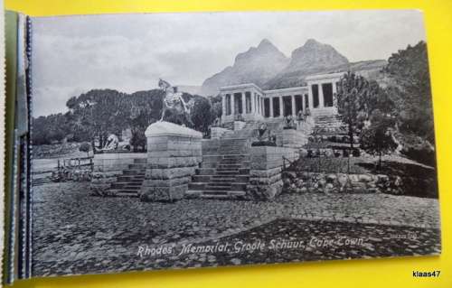 Cape Town Valentine and Sons - Photographic Postcard Souvenir Booklet - with 8 postcards (1916)