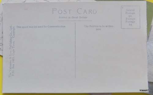 Cape Town Valentine and Sons - Photographic Postcard Souvenir Booklet - with 8 postcards (1916)