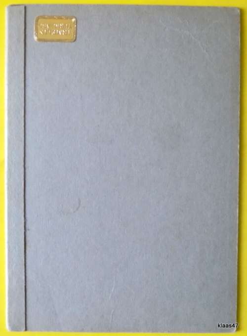 Vintage Portrait in cardboard folder - Irmelin Turku-Abo sticker on back -