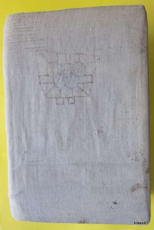 Vintage Portrait in cardboard folder - Irmelin Turku-Abo sticker on back -