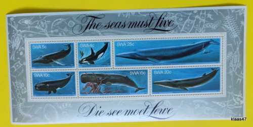 South West Africa - Miniature Sheet #5 - 1980 - The Seas Must Live