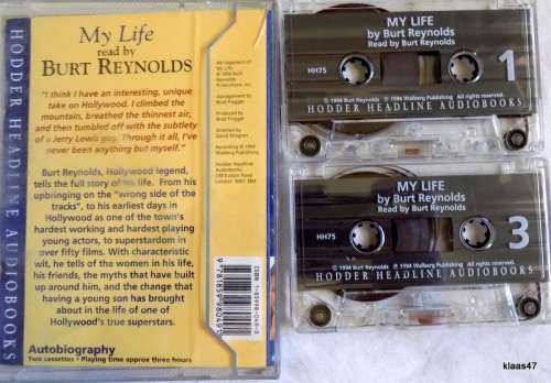 Burt Reynolds reads My Life (Autobiography) 2 Cassettes