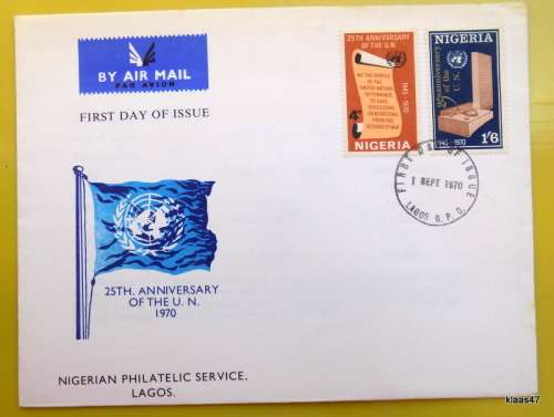 Nigeria - 1970 - 25th Anniversary of the U.N. - (Nigerian Philatelic Service, Lagos)