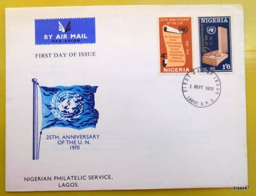 Nigeria - 1970 - 25th Anniversary of the U.N. - (Nigerian Philatelic Service, Lagos)