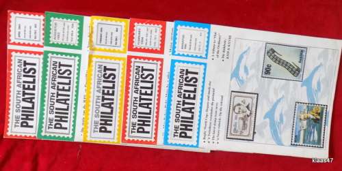South African Philatelist Magazines - 6 copies - Dated between 1992 and 2004