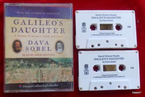 Galileo`s Daughter - Dava Sobel (Read by David Rintoul) Harper Collins Audio Books (2 Casettes)