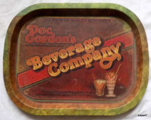 Doc Gordon`s Beverage Company - Metal Tray