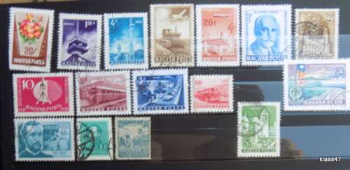 Hungary - Mixed - 16 used postage stamps