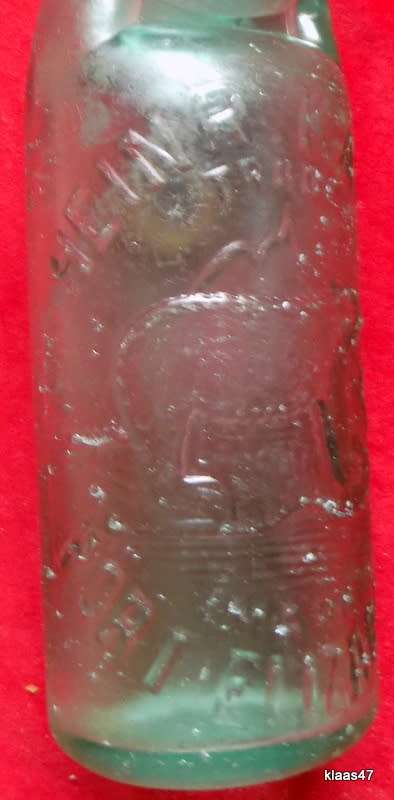 Heinr Kamp - Codd bottle - Port Elizabeth - Circa 1904 - 1919