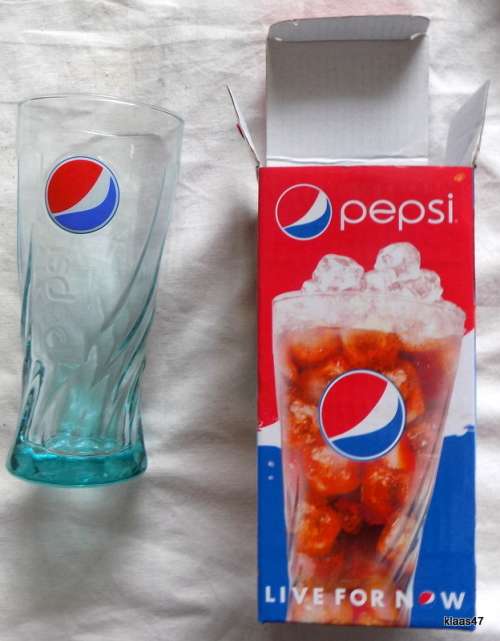 Live for Now Boxed Pepsi Drinking glass