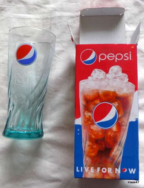 Live for Now Boxed Pepsi Drinking glass