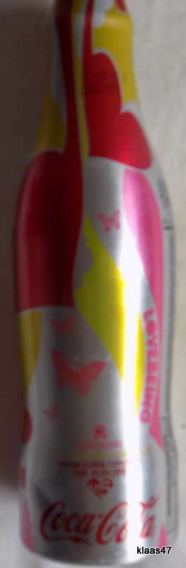 Lovebeing - Empty Aluminium  Coca-Cola M5 Europe bottle (200ml)