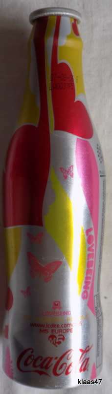 Lovebeing - Empty Aluminium  Coca-Cola M5 Europe bottle (200ml)