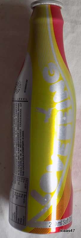 Lovebeing - Empty Aluminium  Coca-Cola M5 Europe bottle (200ml)