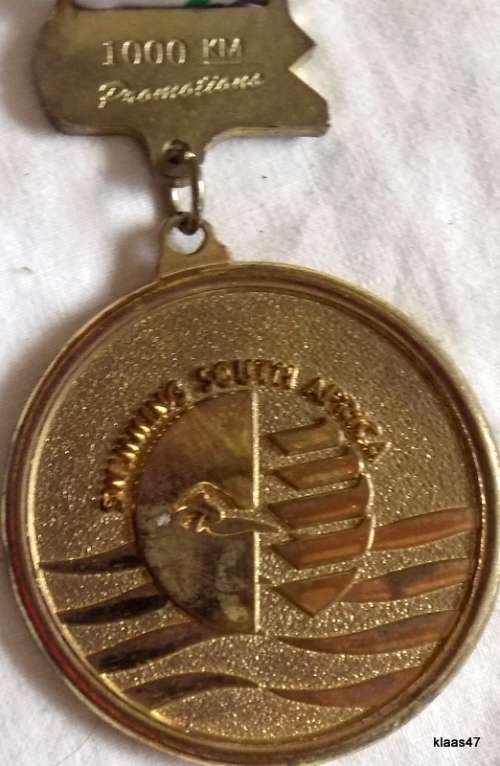 Medal - Swimming South Africa - Telkom SA National Age Group - Championships Level Two - 2005 1000km