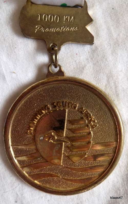 Medal - Swimming South Africa - Telkom SA National Age Group - Championships Level Two - 2005 1000km