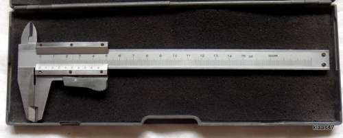 Whitworth Vernier Caliper - 150 - In sponge lined plastic box.