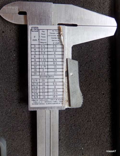 Whitworth Vernier Caliper - 150 - In sponge lined plastic box.