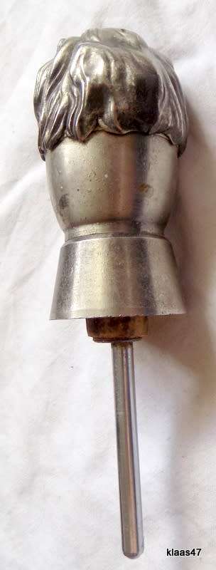 Vintage -1950`s - Metal - Lion Head - Bottle Stopper/Pourer