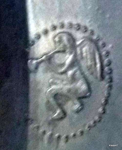 Vintage European Pewter Wall Plate with Retriever Dog and Pheasant