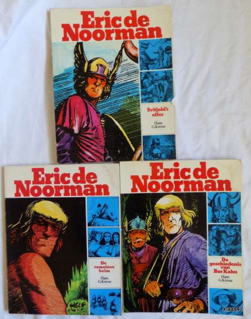 Eric de Noorman - Hans G. Kresse - 3 paperbacks 1973/4