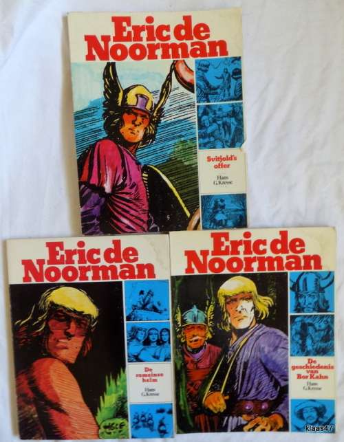 Eric de Noorman - Hans G. Kresse - 3 paperbacks 1973/4