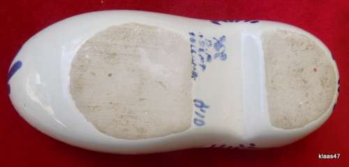 Delft Holland Blue and White Clog Ashtray