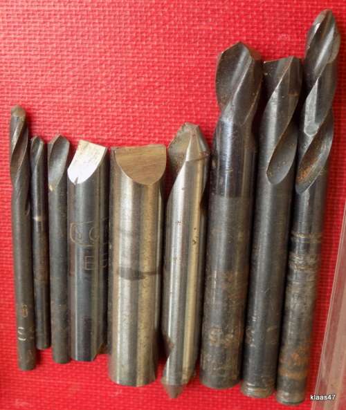 9 Short Drill Bits - Various  - Various makes