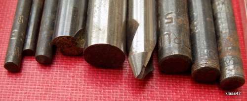 9 Short Drill Bits - Various  - Various makes