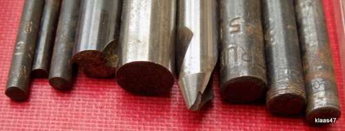 9 Short Drill Bits - Various  - Various makes