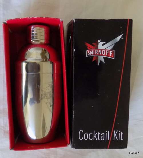 Smirnoff boxed Stainless Steel Cocktail kit